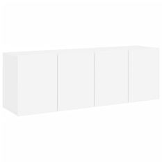 Meubles TV muraux 2 pcs blanc 60x30x41 cm