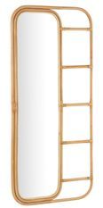 Miroir avec échelle en rotin naturel KAELA