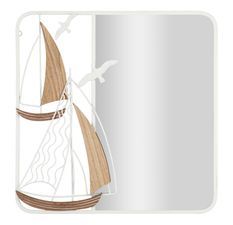 Miroir mural adriatic cm 60x4,4x60