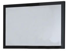 Miroir mural bois noir laqué Mona 90 cm