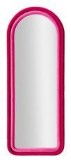 Miroir mural cloe fuxia velours cm 60x4x160