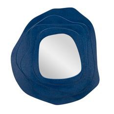 Miroir mural dalia bleu cm 90x4x97