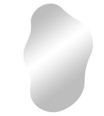 Miroir mural de forme organique PALERMO – L 40 x H 60 cm