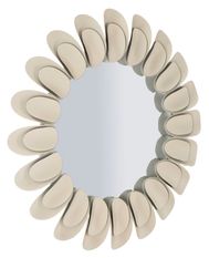 Miroir mural dune double cm ø85x6 (dimensions intérieures du miroir cm ø50)