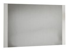 Miroir mural moderne bois brillant blanc Sting 130 cm