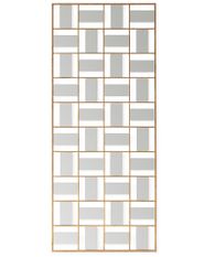 Miroir mural art deco POZZA - L 72 x H 133 cm