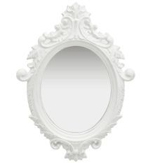 Miroir mural ovale CASTEL style baroque - L 56 x H 76 cm