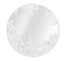 Miroir mural papillon blanc cm 62,5x2,3