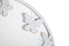 Miroir mural papillon blanc cm 62,5x2,3