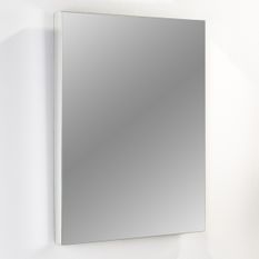 Miroir mural rectangulaire transparent Wolabes 80 cm