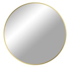 Miroir mural rond en aluminium MADRID – Ø 60 ou Ø 80 cm