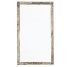 Miroir rectangulaire aluminium vieilli BRINA – L 65 x H 118 cm