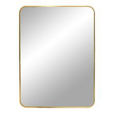 Miroir rectangulaire en aluminium MADRID – L 50 x H 70 cm