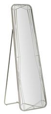 Miroir sur pied argenté design contemporain Ema