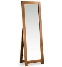 Miroir sur pied STAR - Cadre bois massif marron - L 50 x H 160 cm