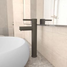 Mitigeur de salle de bain Gris 12x30 cm