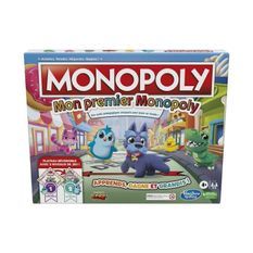 MONOPOLY - Mon Premier Monopoly - Jeu de plateau pour enfants - Jeu de societe des 4 ans - version francaise