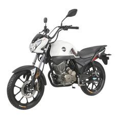 Moto 125cc homologuée 2 personnes Kiden KD125-G blanc