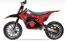 Moto cross électrique 1200W 48V lithium 12/10 Prime rouge