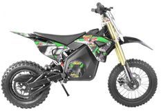 Moto cross électrique 1300W lithium 48V SX vert 14/12