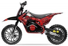 Moto cross électrique 500W 36V 10/10 Prime rouge
