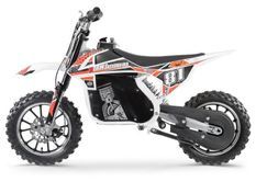 Moto cross électrique 500W MX blanc et orange