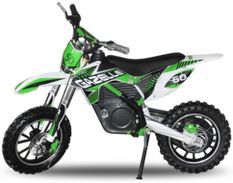 Moto cross électrique enfant Gazelle 500W vert 10/10 pouces