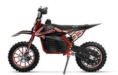 Moto cross enfant 1000W rouge 10/10 pouces Finja
