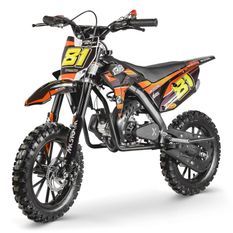 Moto cross enfant 50cc MX Storm orange