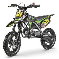 Moto cross enfant 50cc MX Storm vert