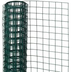 Nature Grillage métallique carré 0,5 x 2,5 m 13 mm Vert