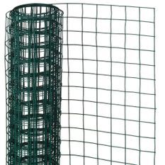 Nature Grillage métallique carré 1 x 5 m 13 mm Vert