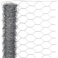 Nature Grillage métallique hexagonal 1 x 10 m 40 mm Acier galvanisé