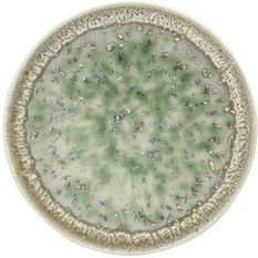 NOVASTYL - Jade - Lot de 6 Assiettes a desserts - Ø20 cm - Porcelaine - Vert