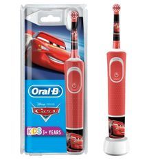 Oral-B Kids Brosse a Dents Électrique - Cars - adaptée a partir de 3 ans, offre le nettoyage doux et efficace