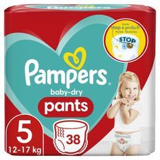 PAMPERS Baby-Dry Pants Taille 5 - 38 Couches-culottes