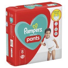 PAMPERS Baby-Dry Pants Taille 8 - 29 Couches-culottes
