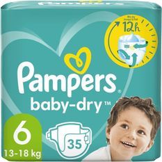 PAMPERS Baby-Dry Taille 6 - 35 Couches