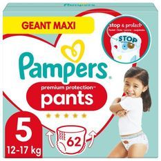 PAMPERS Premium Protection Pants Taille 5 - 62 Couches-culottes