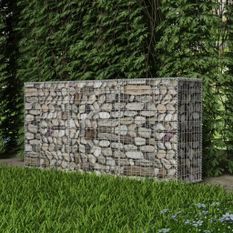 Panier de gabion Acier galvanisé 200x50x100 cm