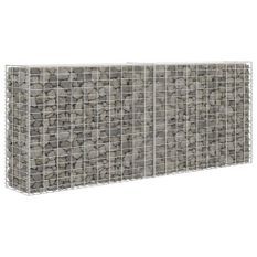 Panier de gabion Acier inoxydable 85 x 30 x 200 cm