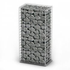 Panier de gabion avec couvercle Fil galvanisé 100 x 50 x 30 cm