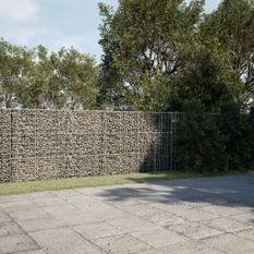 Panier gabion avec couvercle 1000x100x150 cm fer galvanisé