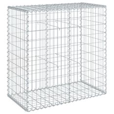 Panier gabion avec couvercle 100x50x100 cm fer galvanisé