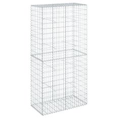 Panier gabion avec couvercle 100x50x200 cm fer galvanisé