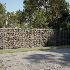 Panier gabion avec couvercle 1050x100x100 cm fer galvanisé