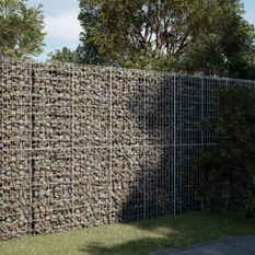 Panier gabion avec couvercle 200x100x200 cm fer galvanisé