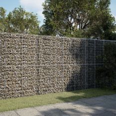 Panier gabion avec couvercle 300x100x200 cm fer galvanisé