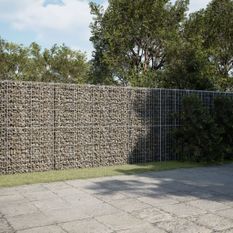 Panier gabion avec couvercle 400x100x200 cm fer galvanisé