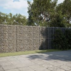 Panier gabion avec couvercle 600x50x200 cm fer galvanisé